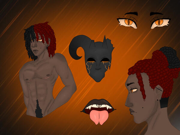 Complex Human Colored Ref Sheet